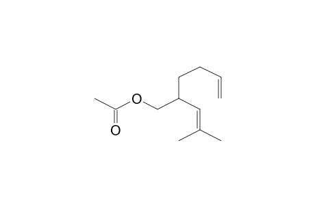 2-(2-Methyl-1-propenyl)-5-hexenyl acetate