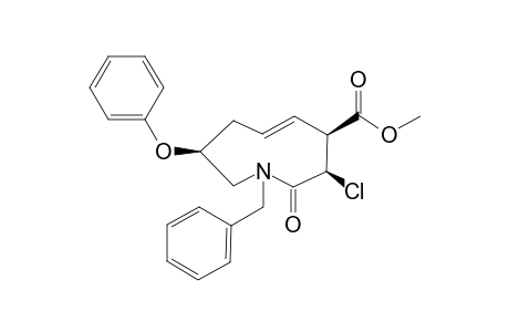 (PS)-(E)-(3R,4S,8S)-N-BENZYL-3-CHLORO-4-METHOXYCARBONYL-8-(PHENOXY)-2,3,4,7,8,9-HEXAHYDRO-1H-AZONIN-2-ONE