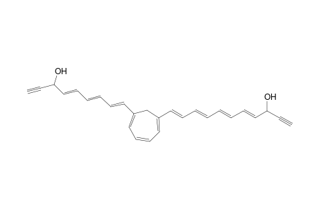 (4E,6E,8E,10E)-11-[6-[(1E,3E,5E)-7-hydroxynona-1,3,5-trien-8-ynyl]-1-cyclohepta-1,3,5-trienyl]-3-undeca-4,6,8,10-tetraen-1-ynol