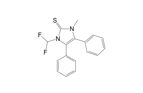 1-METHYL-3-(DIFLUOROMETHYL)-4,5-DIPHENYL-1H-IMIDAZOLE-2(3H)-THIONE