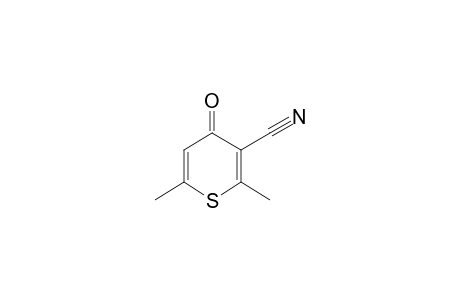 2,6-dimethyl-4-oxo-4H-thiopyran-3-carbonitrile