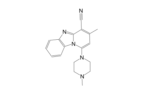 3-Methyl-1-(4-methyl-1-piperazinyl)pyrido[1,2-a]benzimidazole-4-carbonitrile