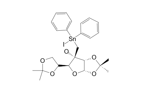 1,2:5,6-DI-O-ISOPROPYLIDENE-3-C-(DIPHENYLIODOSTANNYLMETHYL)-ALPHA-D-ALLOFURANOSE