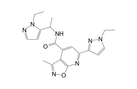 isoxazolo[5,4-b]pyridine-4-carboxamide, 6-(1-ethyl-1H-pyrazol-3-yl)-N-[1-(1-ethyl-1H-pyrazol-5-yl)ethyl]-3-methyl-