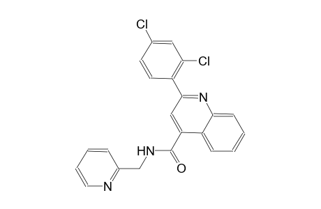 2-(2,4-dichlorophenyl)-N-(2-pyridinylmethyl)-4-quinolinecarboxamide