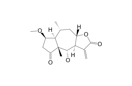 (1-S,2-R,5-R,6-S,7-S,8-S,10-R)-6-HYDROXY-2-METHOXY-4-OXOPSEUDOGUAI-11-(13)-EN-12,8-OLIDE