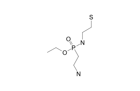 (2-AMINOETHYL)-[(2-MERCAPTOETHYL)-AMIDO]-PHOSPHONIC-ACID-ETHYLESTER