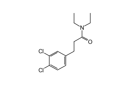 3,4-dichloro-N,N-diethylhydrocinnamamide