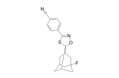 5-FLUORO-3'-(PARA-CYANOPHENYL)-ADAMANTANE-2-SPIRO-5'-(DELTA(2)-1',4',2'-OXATHIAZOLINE)