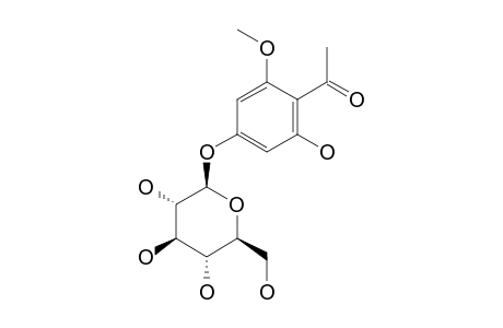 4-O-BETA-D-GLUCOPYRANOSYL-2-O-METHYLPHLOROACETOPHENONE