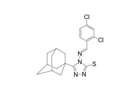 5-(1-ADAMANTYL)-4-(2,4-DICHLOROBENZYLIDENEAMINO)-3-MERCAPTO-1,2,4-TRIAZOLE