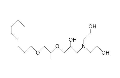 1-Bis(2-hydroxy-ethylamino)-3-(1-methyl-2-octyloxy-ethoxy)-2-propanol