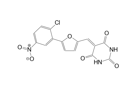 5-{[5-(2-chloro-5-nitrophenyl)-2-furyl]methylene}-2,4,6(1H,3H,5H)-pyrimidinetrione