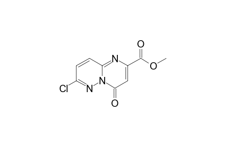 7-chloro-4-keto-pyridazino[1,6-a]pyrimidine-2-carboxylic acid methyl ester