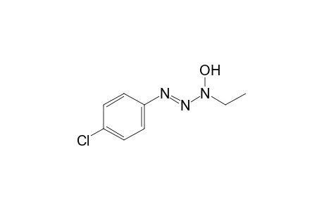 1-(p-chlorophenyl)-3-ethyl-3-hydroxytriazene