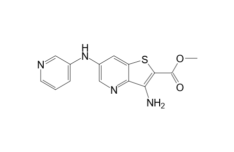 methyl 3-amino-6-(pyridin-3-ylamino)thieno[3,2-b]pyridine-2-carboxylate