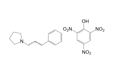 1-cinnamylpyrrolidine, picrate