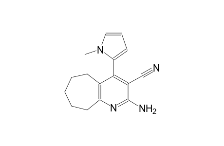 2-amino-4-(1-methyl-1H-pyrrol-2-yl)-6,7,8,9-tetrahydro-5H-cyclohepta[b]pyridine-3-carbonitrile