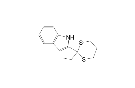 1H-Indole, 2-(2-ethyl-1,3-dithian-2-yl)-