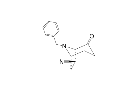 8-BENZYL-2-OXO-8-AZABICYCLO-[3.2.1]-OCTANE-7-EXO-CARBONITRILE