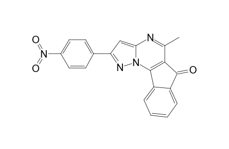 5-METHYL-2-(4-NITROPHENYL)-6H-INDENO-[2,1-E]-PYRAZOLO-[1,5-A]-PYRIMIDIN-6-ONE