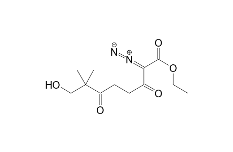 Ethyl 2-hydrazono-8-hydroxy-7,7-dimethyl-3,6-dioxooctanoate