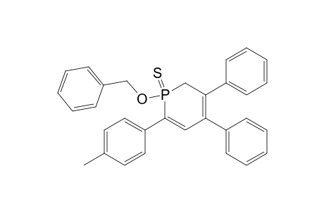 1-Benzyloxy-3,4-diphenyl-6-para-tolyl-1,2-dihydrophosphorine-1-sulfide