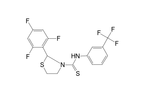 3-thiazolidinecarbothioamide, N-[3-(trifluoromethyl)phenyl]-2-(2,4,6-trifluorophenyl)-