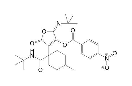 (2E)-4-{1-[(tert-Butyl)carbamoyl]-4-methylcyclohexyl}-2-[(tert-butyl)imino]-2,5-dihydro-5-oxofuran-3-yl 4-Nitrobenzoate