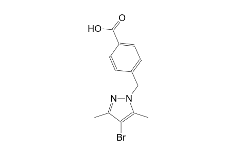 4-[(4-bromo-3,5-dimethyl-1H-pyrazol-1-yl)methyl]benzoic acid