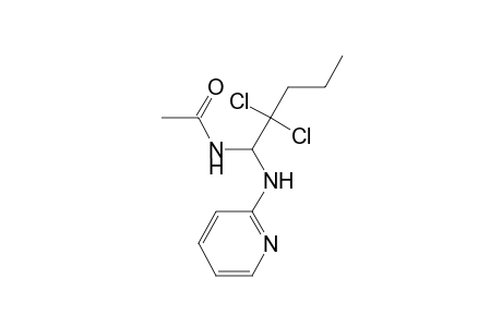 N-{2,2-dichloro-1-[(2-pyridyl)amino]pentyl}acetamide