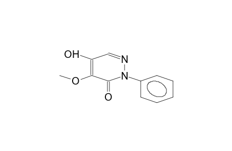 3(2H)-Pyridazinone, 5-hydroxy-4-methoxy-2-phenyl-