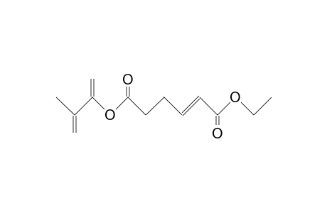 2-Hexene-1,6-dioic acid, 1-ethyl 6-(1-methylene-2-methyl-2-propenyl) ester