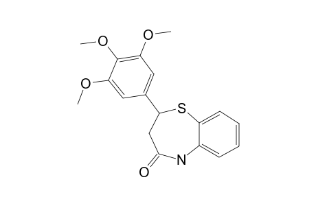 2-(3,4,5-Trimethoxyphenyl)-2,3,4,5-tetrahydro-1,5-benzothiazepin-4-on