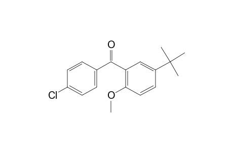 5-tert-butyl-4'-chloro-2-methoxybenzophenone