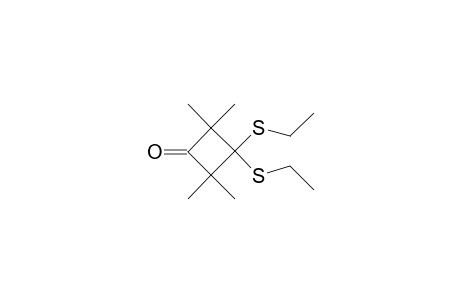 3,3-BIS-(ETHYLTHIO)-2,2,4,4-TETRAMETHYLCYCLOBUTANONE