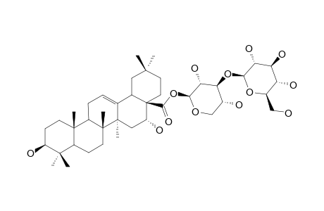 28-O-[GLUCOPYRANOSYL-(1->3)-XYLOPYRANOSYL]-ECHINOCYSTIC-ACID-ESTER