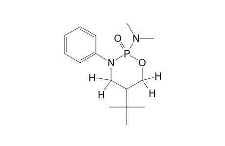 TRANS-2-(DIMETHYLAMINO)-2-OXO-3-PHENYL-5-TERT.-BUTYL-1,3,2-LAMBDA-(5)-OXAZAPHOSPHORINANE