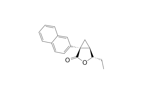 (1S,4S,5R)-2-OXO-4-ETHYL-1-(2-NAPHTHYL)-3-OXABICYCLO-[3.1.0]-HEXANE