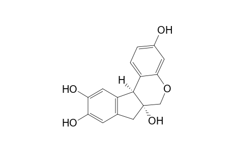 7,11b-dihydrobenz[b]indeno[1,2-d]pyran-3,6a,9,10(6H)tetrol