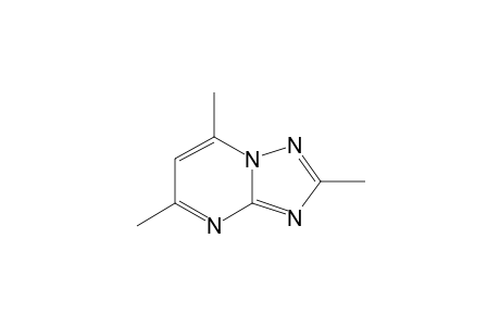 2,5,7-trimethyl-s-triazolo[1,5-a]pyrimidine