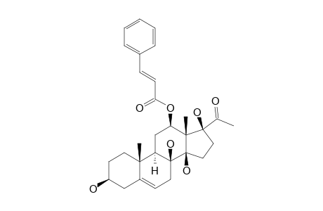 KIDJORANIN;12-O-CINNAMOYLDEACETYLMETAPLEXIGENIN