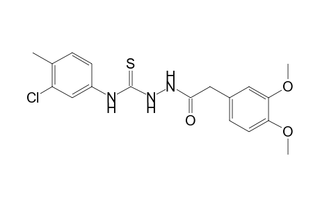 1-[(3,4-dimethoxyphenyl)acetyl]-4-(3-chloro-p-tolyl)-3-thiosemicarbazide