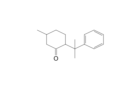 5-Methyl-2-(1-methyl-1-phenylethyl)cyclohexanone