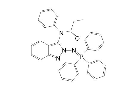 2-[(TRIPHENYLPHOSPHORANYLIDENE)-AMINO]-3-(N-PHENYL-N-PROPIONYLAMINO)-2H-INDAZOLE