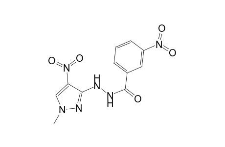 Benzohydrazide, N2-(1-methyl-4-nitropyrazol-3-yl)-3-nitro-