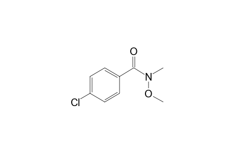 4-Chloranyl-N-methoxy-N-methyl-benzamide