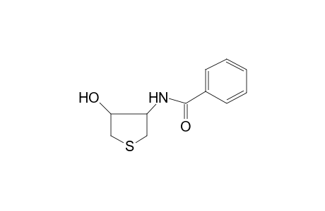 trans-3-Benzoylamino-4-hydroxythiofane