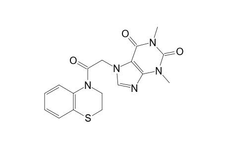 7-{[(3,4-dihydro-2H-1,4-benzothiazin-4-yl)carbonyl]methyl}theophylline