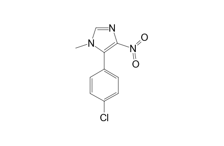 5-(4-CHLOROPHENYL)-1-METHYL-4-NITRO-1H-IMIDAZOLE